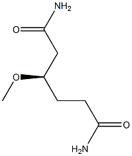 [R,(+)]-3-Methoxyhexanediamide Structure