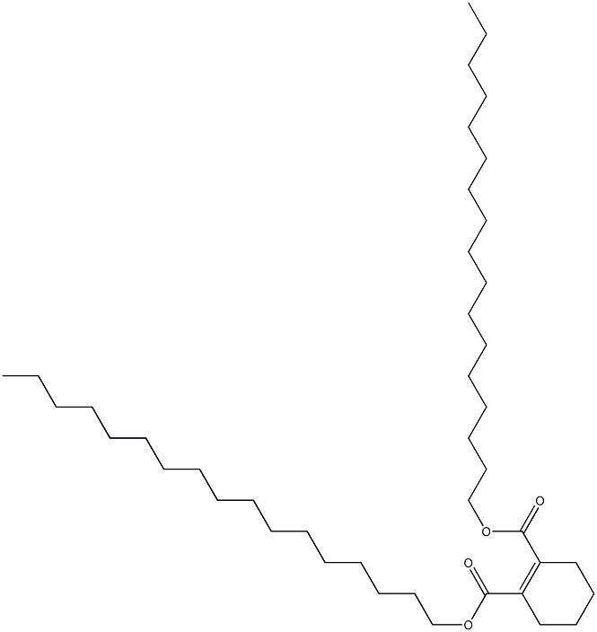 1-Cyclohexene-1,2-dicarboxylic acid diheptadecyl ester Structure