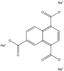 1,4,6-Naphthalenetricarboxylic acid trisodium salt Structure