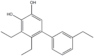 5,6-Diethyl-4-(3-ethylphenyl)benzene-1,2-diol