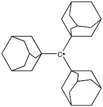 Tris(adamantan-1-yl)methyl radical 结构式