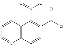 5-Nitro-6-dichloromethylquinoline Struktur