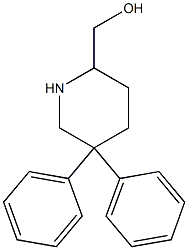 5,5-Diphenylpiperidine-2-methanol Structure