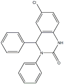  6-Chloro-3,4-dihydro-3,4-diphenylquinazolin-2(1H)-one