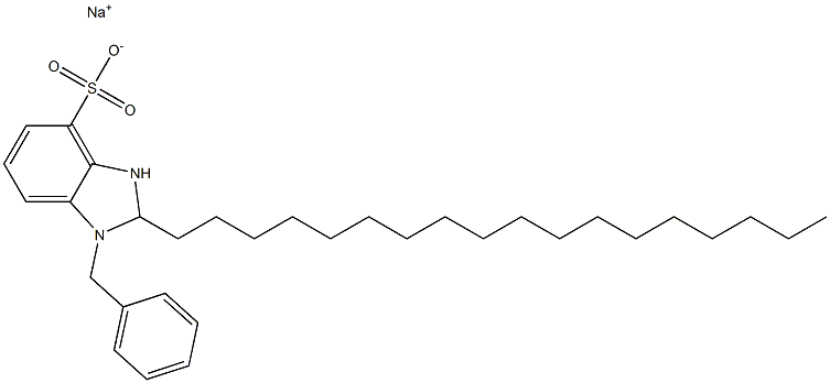 1-Benzyl-2,3-dihydro-2-octadecyl-1H-benzimidazole-4-sulfonic acid sodium salt