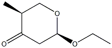 (2R,5S)-2-Ethoxy-5-methyl-2,3,5,6-tetrahydro-4H-pyran-4-one