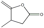 Dihydro-4-methyl-5-methylenefuran-2(3H)-one Structure