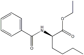 [R,(+)]-2-(Benzoylamino)hexanoic acid ethyl ester Structure