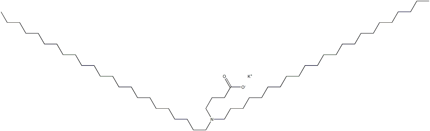 4-(Ditricosylamino)butyric acid potassium salt Structure