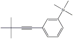 1-(3,3-Dimethyl-1-butynyl)-3-trimethylsilylbenzene Structure