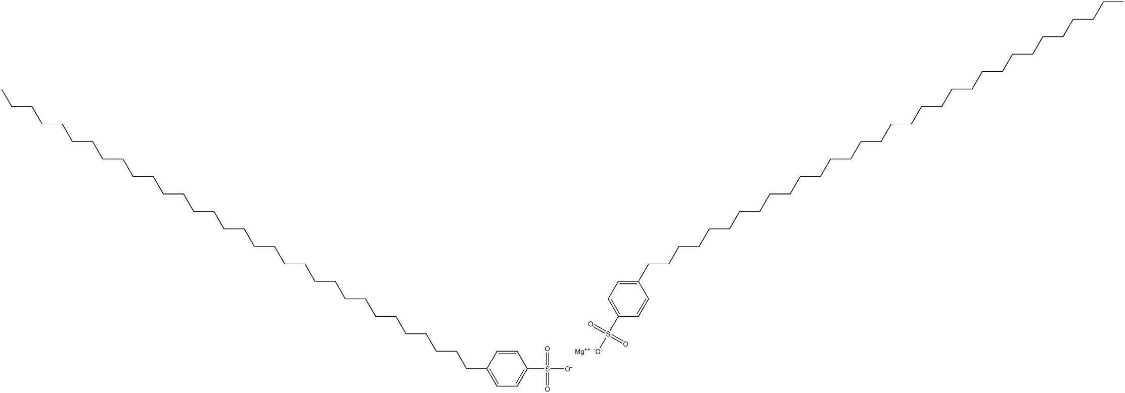 Bis[4-(dotriacontan-1-yl)benzenesulfonic acid]magnesium salt,,结构式