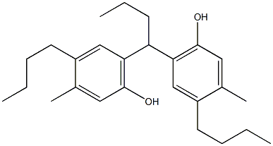6,6'-Butylidenebis(3-methyl-4-butylphenol)