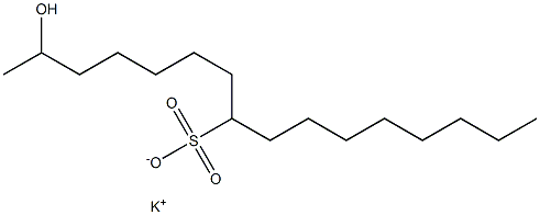 2-Hydroxyhexadecane-8-sulfonic acid potassium salt