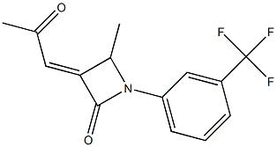 (E)-3-(2-Oxopropylidene)-4-methyl-1-(3-trifluoromethylphenyl)azetidin-2-one