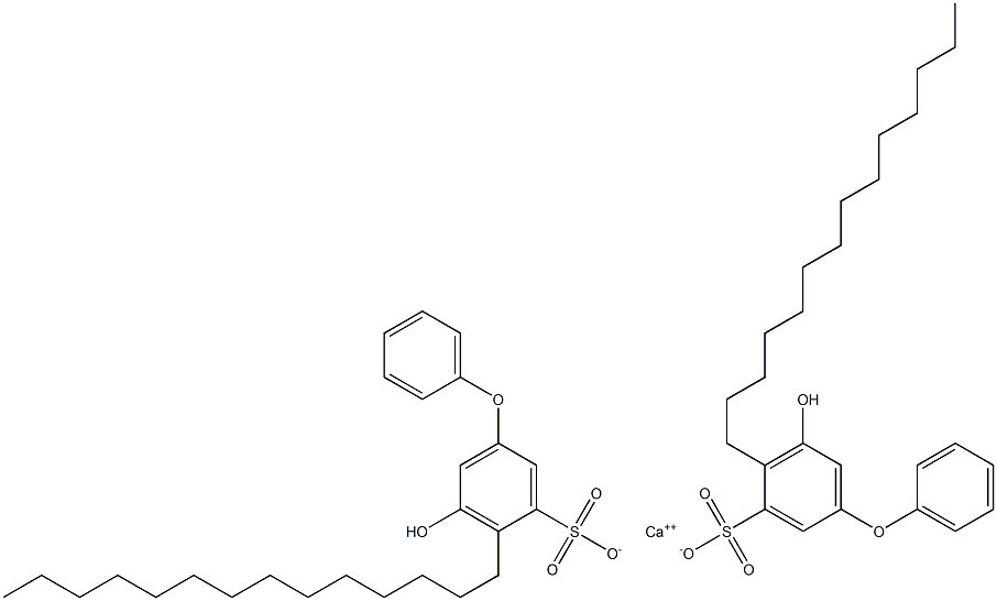  Bis(5-hydroxy-4-tetradecyl[oxybisbenzene]-3-sulfonic acid)calcium salt