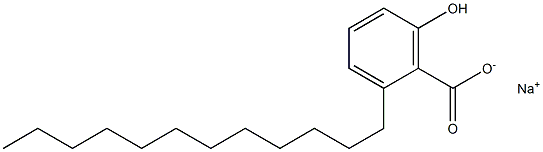 2-Dodecyl-6-hydroxybenzoic acid sodium salt,,结构式