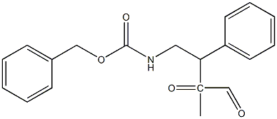 N-(1-Methylglyoxyloyl-2-phenylethyl)carbamic acid benzyl ester Structure