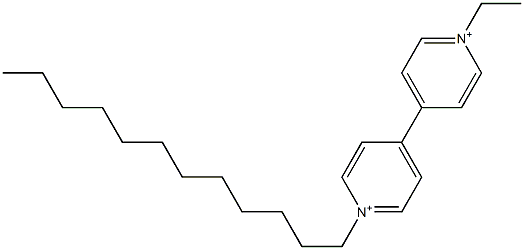 1-Ethyl-1'-dodecyl-4,4'-bipyridinium Structure