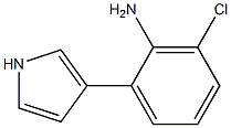 3-(2-Amino-3-chlorophenyl)-1H-pyrrole Structure