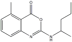 2-(1-Methylbutyl)amino-5-methyl-4H-3,1-benzoxazin-4-one