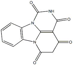 1H,6H-2,6a,10b-Triazafluoranthene-1,3,4,6(2H,5H)-tetrone Struktur