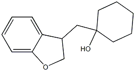 1-[(2,3-Dihydrobenzofuran)-3-ylmethyl]cyclohexan-1-ol Struktur
