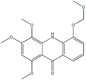 1,3,4-Trimethoxy-5-(methoxymethoxy)acridin-9(10H)-one