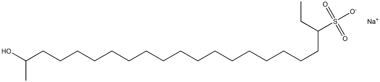  21-Hydroxydocosane-3-sulfonic acid sodium salt