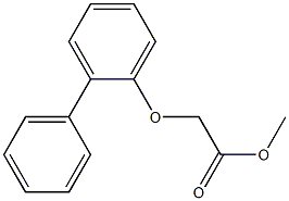 2-(2-Phenylphenoxy)acetic acid methyl ester 结构式