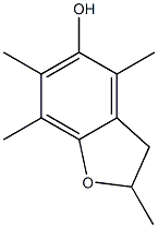 2,3-Dihydro-2,4,6,7-tetramethylbenzofuran-5-ol Struktur
