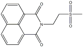 2-[2-(Methylsulfonyl)ethyl]-1H-benzo[de]isoquinoline-1,3(2H)-dione Struktur