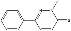 2-Methyl-6-phenylpyridazine-3(2H)-thione Struktur