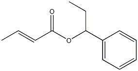  2-Butenoic acid 1-phenylpropyl ester