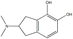 4,5-Dihydroxy-2-(dimethylamino)indane Struktur