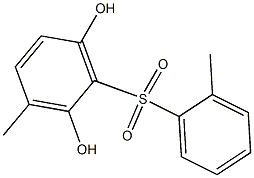 2,6-Dihydroxy-2',3-dimethyl[sulfonylbisbenzene] Struktur