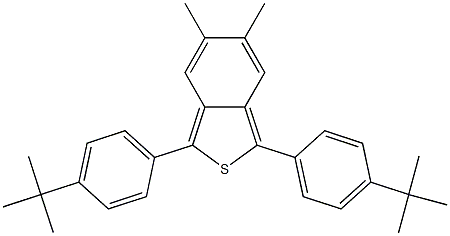 1,3-Di[p-(tert-butyl)phenyl]-5,6-dimethylbenzo[c]thiophene Structure