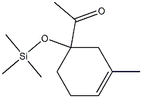 1-(1-(Trimethylsilyloxy)-3-methyl-3-cyclohexenyl)ethanone