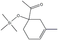 1-(1-(Trimethylsilyloxy)-3-methyl-3-cyclohexenyl)ethanone|