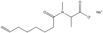 2-[N-Methyl-N-(7-octenoyl)amino]propionic acid sodium salt