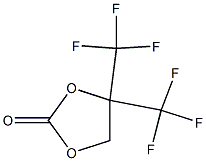 2-Oxo-4-(trifluoromethyl)-4-(trifluoromethyl)-1,3-dioxolane Struktur
