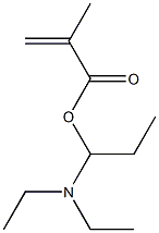 Methacrylic acid 1-(diethylamino)propyl ester Structure