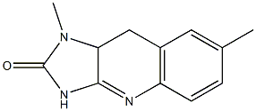 1,7-Dimethyl-9,9a-dihydro-1H-imidazo[4,5-b]quinolin-2(3H)-one,,结构式