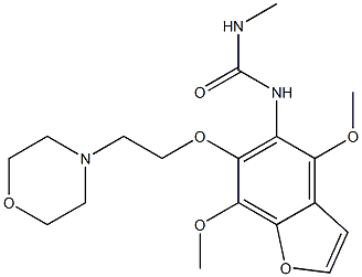  1-[4,7-Dimethoxy-6-(2-morpholinoethoxy)benzofuran-5-yl]-3-methylurea