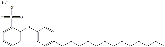 2-(4-Tridecylphenoxy)benzenesulfonic acid sodium salt,,结构式