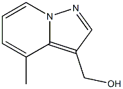 4-Methylpyrazolo[1,5-a]pyridine-3-methanol Struktur