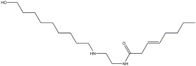 N-[2-[(9-Hydroxynonyl)amino]ethyl]-3-octenamide Structure