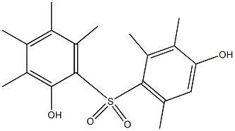 2,4'-Dihydroxy-2',3,3',4,5,6,6'-heptamethyl[sulfonylbisbenzene]