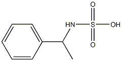 N-(1-Phenylethyl)sulfamic acid Structure