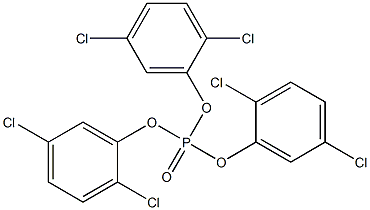 Phosphoric acid tris(2,5-dichlorophenyl) ester 结构式
