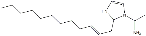 1-(1-Aminoethyl)-2-(2-dodecenyl)-4-imidazoline Structure